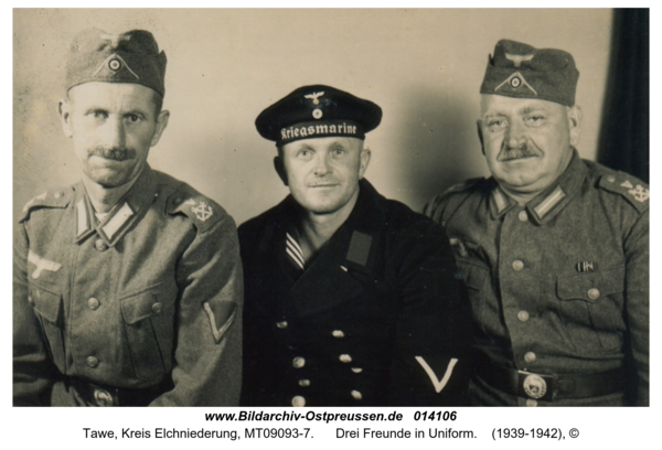 Tawe, Drei Freunde in Uniform