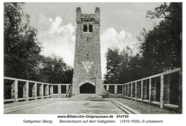 Galtgarben, Bismarckturm auf dem Galtgarben