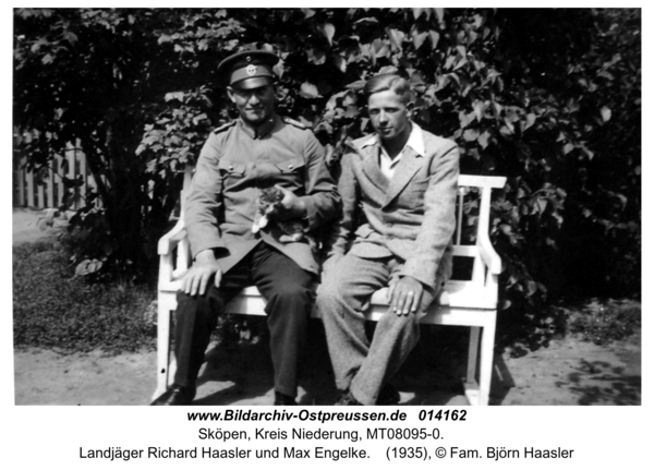 Sköpen 1935, Landjäger Richard Haasler und Max Engelke