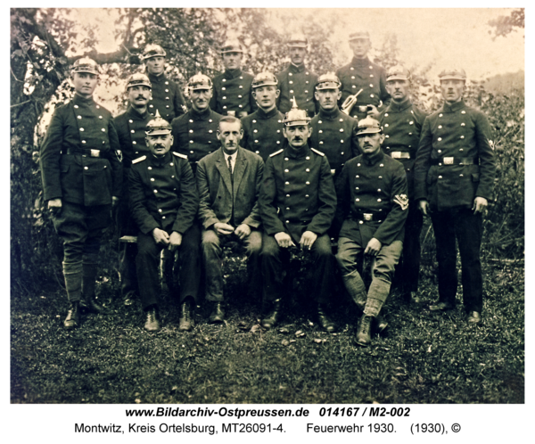 Montwitz, Feuerwehr 1930