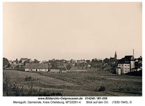 Mensguth, Blick auf den Ort