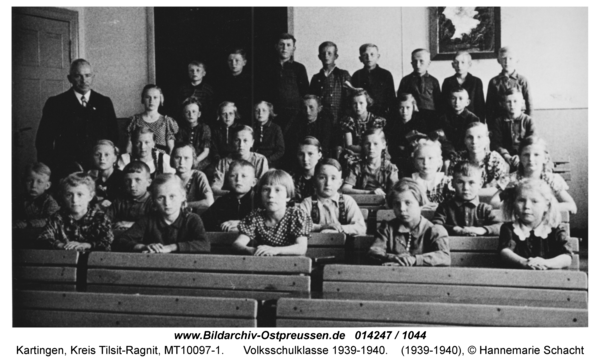 Kartingen, Volksschulklasse 1939-1940