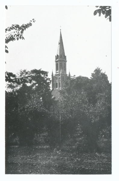 Tilsit, Katholische Kirche von der Oberbürgermeister-Pohl-Promenade aus gesehen