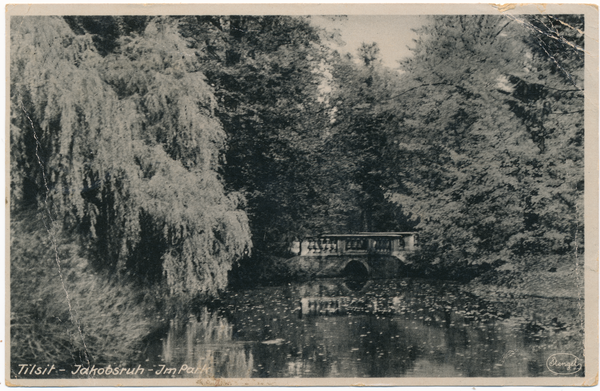 Tilsit, Park Jakobsruh, Brücke