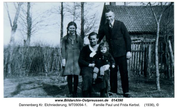 Dannenberg, Familie Paul und Frida Kerbst