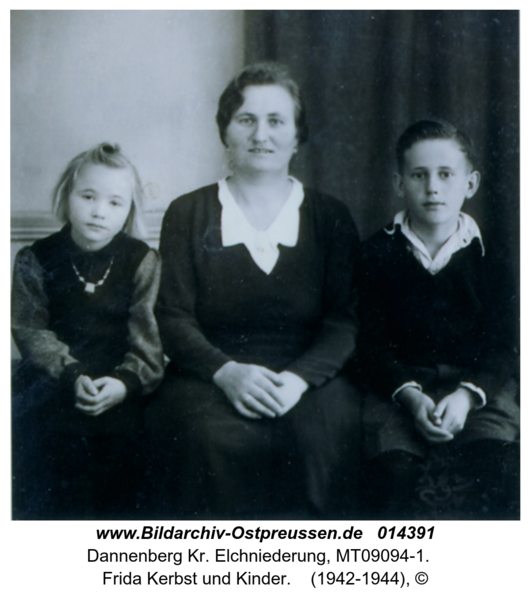 Dannenberg, Frida Kerbst und Kinder