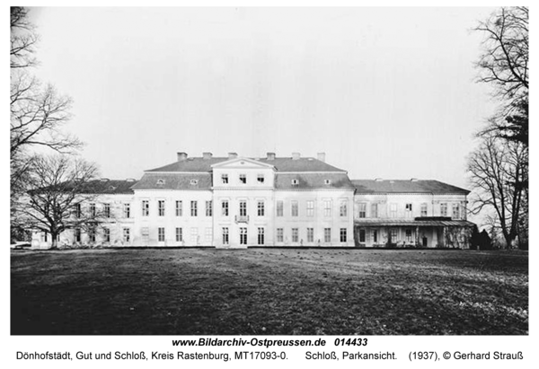 Dönhofstädt, Schloß, Parkseite