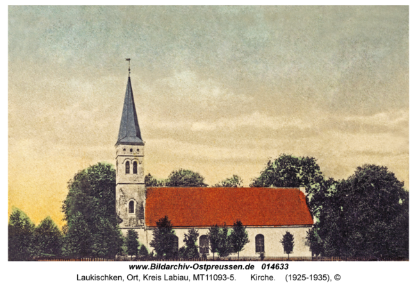 Laukischken, Kirche