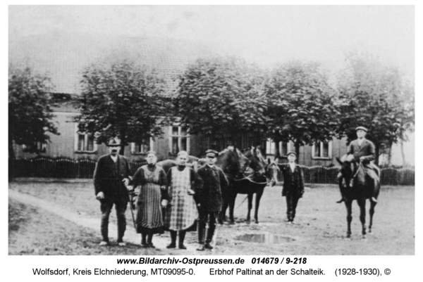 Wolfsdorf, Erbhof Paltinat an der Schalteik