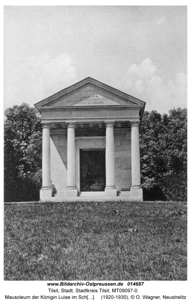 Berlin-Charlottenburg, Mausoleum der Königin Luise im Schlosspark Berlin-Charlottenburg