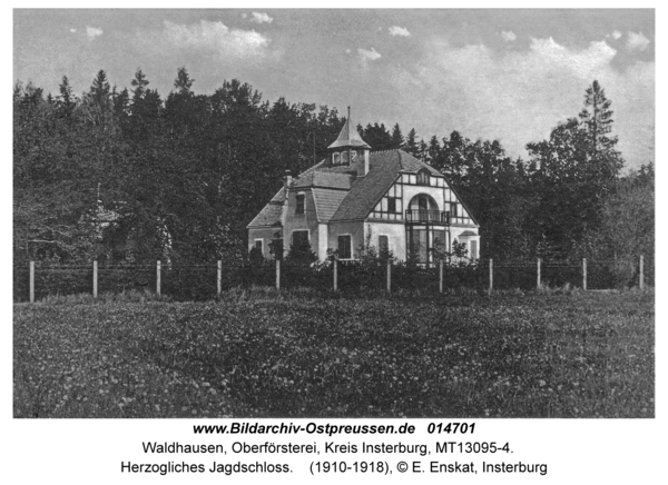 Waldhausen Kr. Insterburg, Herzogliches Jagdschloss