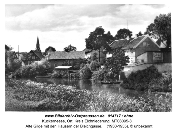 Kuckerneese, Alte Gilge mit den Häusern der Bleichgasse