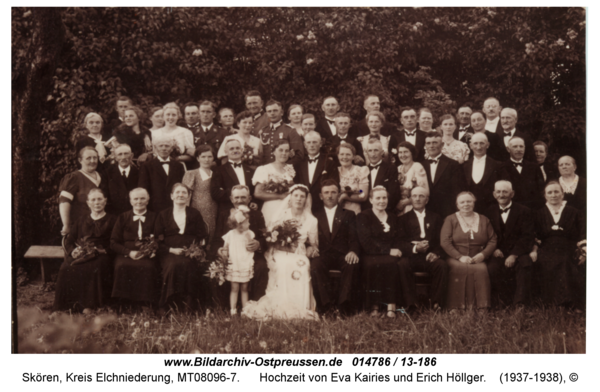 Skören, Hochzeit von Eva Kairies und Erich Höllger