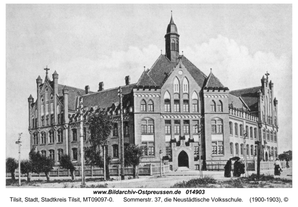 Tilsit, Sommerstr. 37, die Neustädtische Volksschule