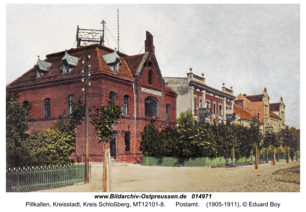 Pillkallen Kr. Schlossberg, Postamt