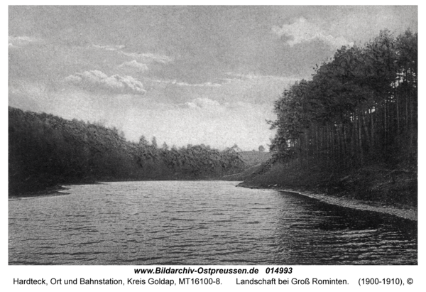 Hardteck, Landschaft bei Groß Rominten