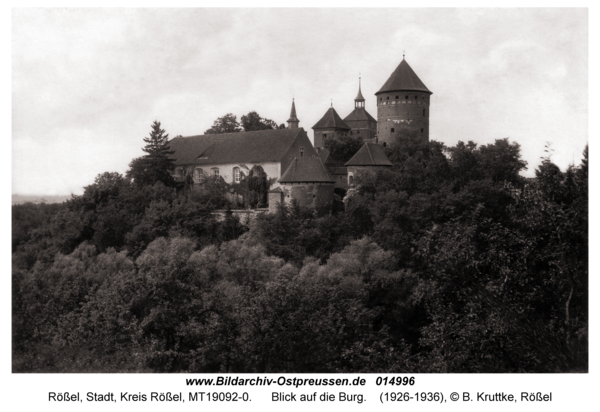 Rößel, Blick auf die Burg