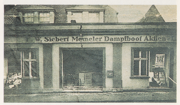 Memel, Sprengstoffanschlag auf das "Dampfboot-Haus"