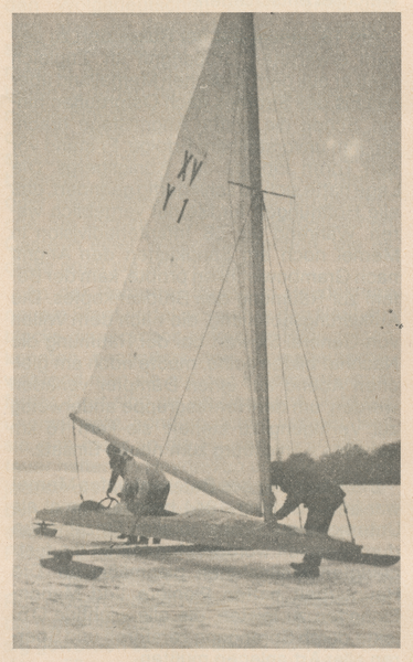 Memel, Eisyacht nach Schwarzort