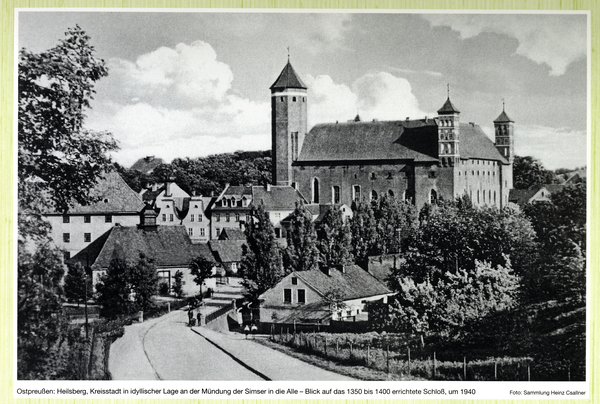 Heilsberg, Blick auf das 1350 bis 1400 errichtete Schloss