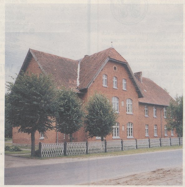 Wischwill (Viešvilė), Ehem. Volksschule, zum Aufnahmezeitpunkt  zehnklassige Hauptschule