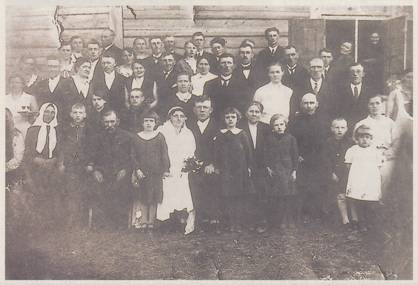 Bismarck, Hochzeit von Maria und Hermann Barwa mit Christopher Barwa ...