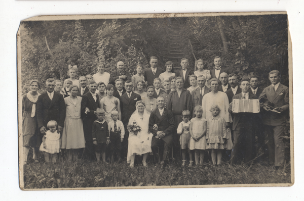 Strasden, Bauernhochzeit der Familie Kreutzmann (Szalies/Szallies)