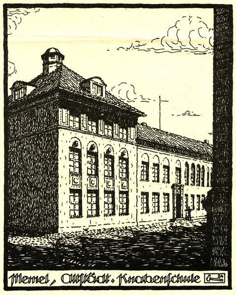 Memel, Thomasstraße 21-24, Altstädtische Knabenschule