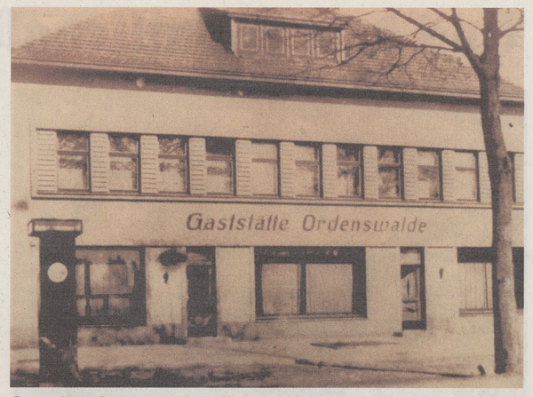 Pogegen, "Gaststätte Ordenswalde"