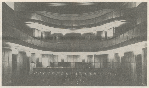 Memel, Städtisches Schauspielhaus, Innenansicht