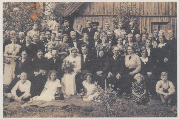 Wallehnen, Hochzeit Trude Pippirs und Johan Szelwies