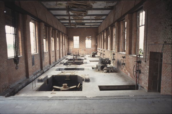 Groß Wohnsdorf (Курортное), Wasserkraftwerk an der Alle, Maschinenhalle