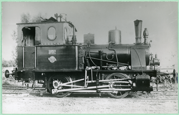 Wöterkeim Kr. Bartenstein, Wöterkeim-Schippenbeiler Kleinbahn, Lok 2d Bn2t der Firma Orenstein und Koppel