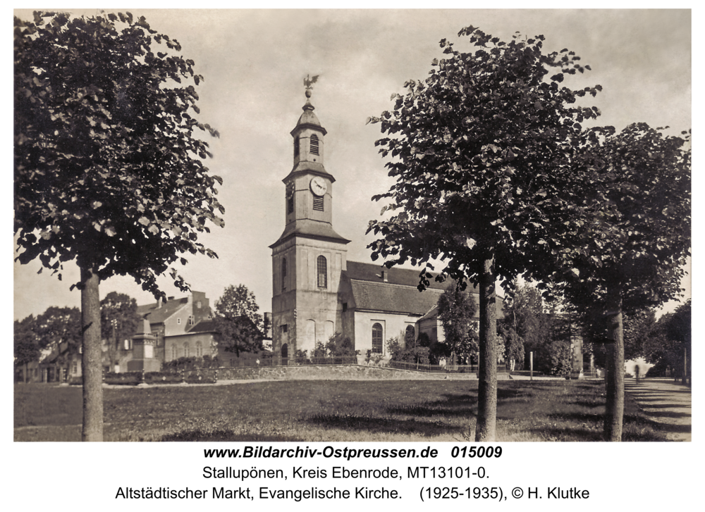 Stallupönen, Altstädtischer Markt, Evangelische Kirche