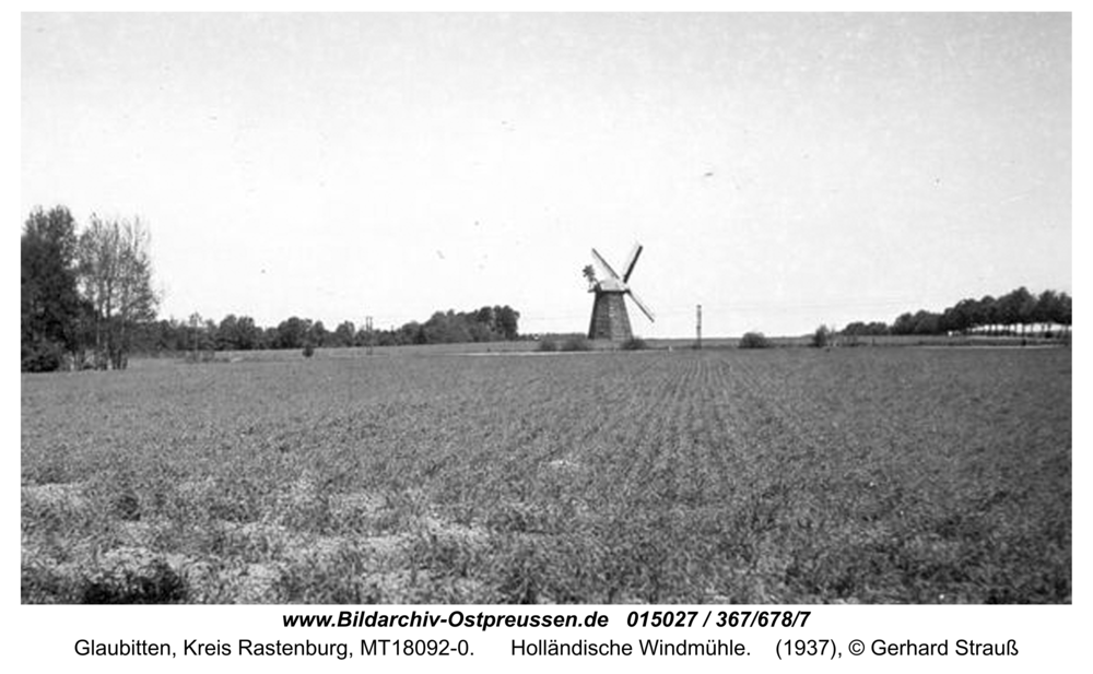 Glaubitten, Holländische Windmühle