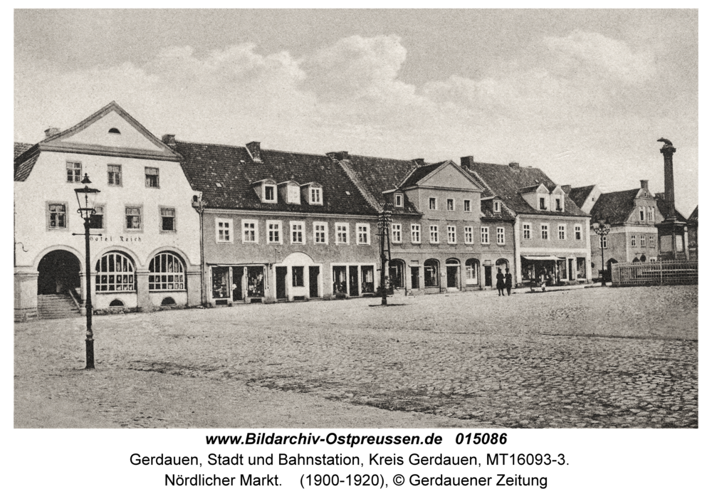 Gerdauen, Nördlicher Markt