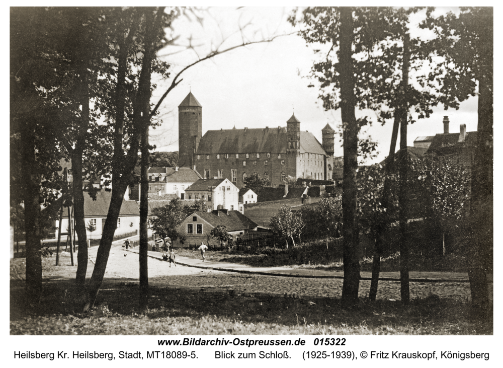 Heilsberg, Blick zum Schloß