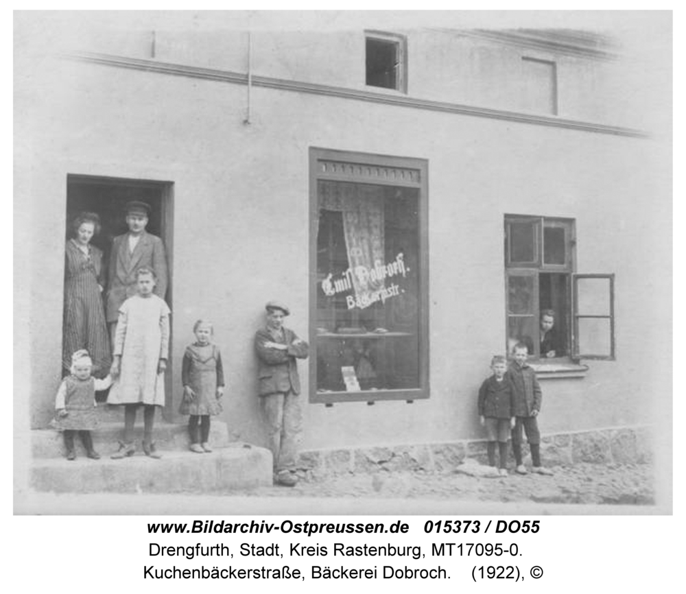 Drengfurt, Kuchenbeckerstraße, Bäckerei Emil Dobroch