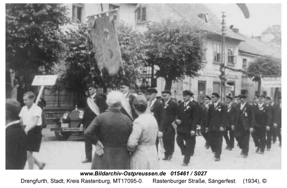 Drengfurt, Rastenburger Straße, Sängerfest