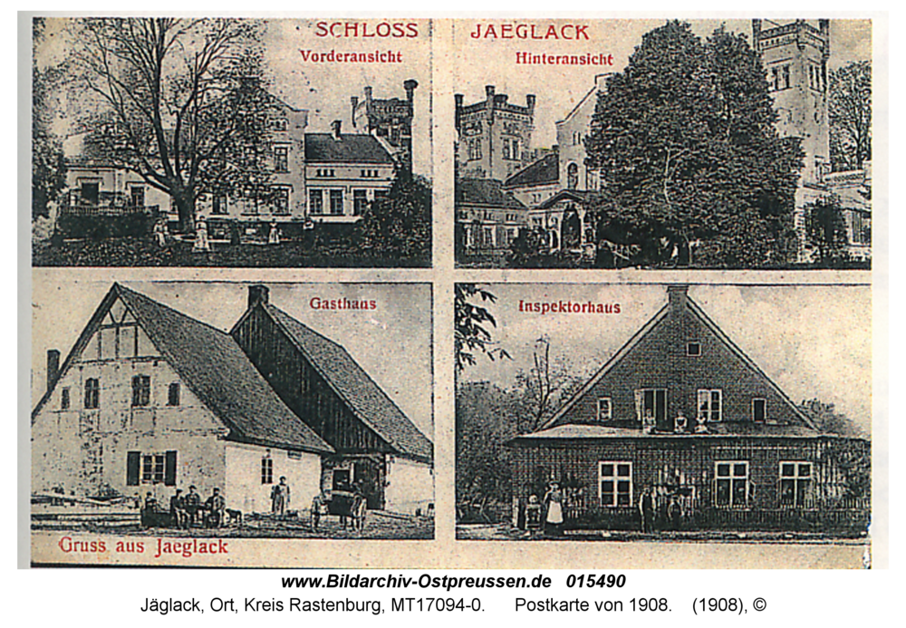 Jäglack, Postkarte von 1908