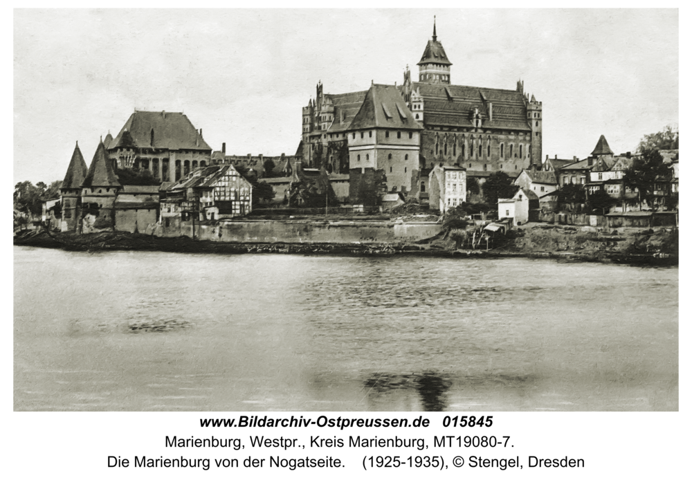 Marienburg, Die Marienburg von der Nogatseite