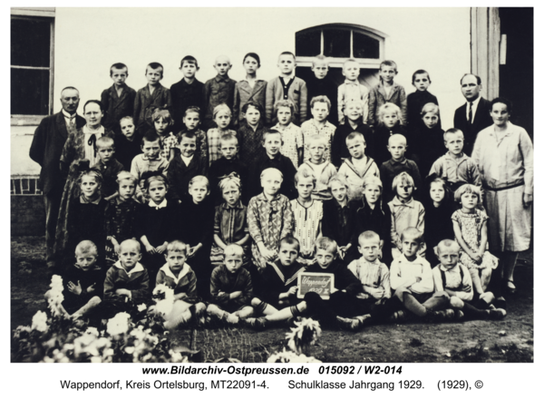 Wappendorf, Schulklasse Jahrgang 1929