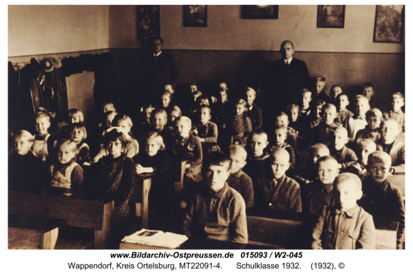 Wappendorf, Schulklasse 1932