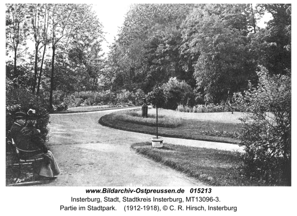 Insterburg, Partie im Stadtpark