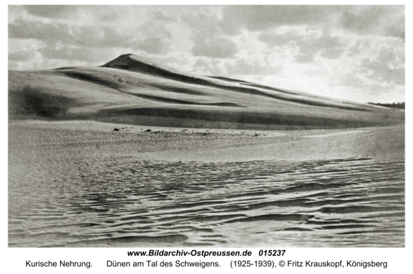 Kurische Nehrung, Dünen am Tal des Schweigens