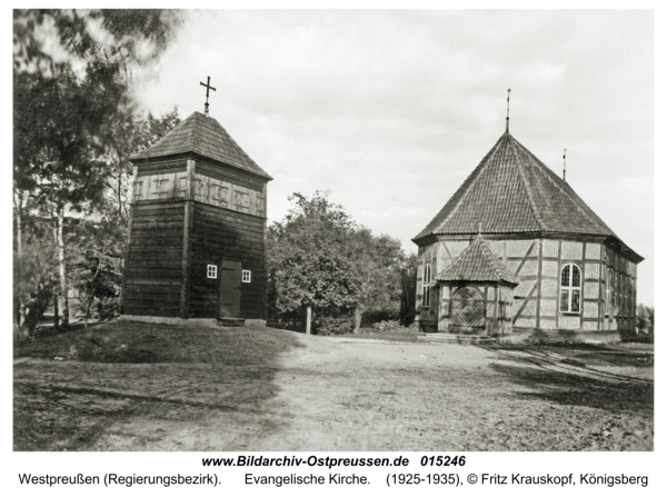 Kunzendorf Kr. Marienburg, Evangelische Kirche