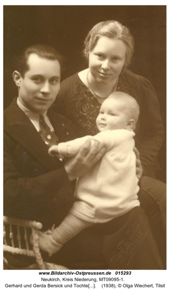 Neukirch, Gerhard und Gerda Bersick und Tochter Hanni