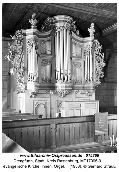 Drengfurt, evangelische Kirche, innen, Orgel