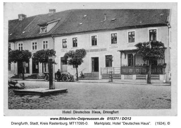 Drengfurt, Marktplatz, Hotel "Deutsches Haus"