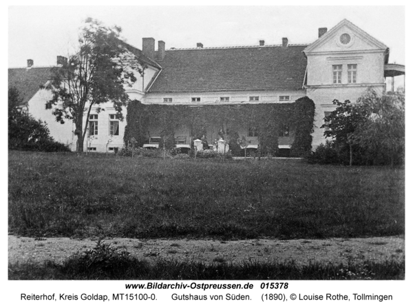 Reiterhof, Gutshaus von Süden